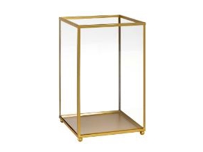 Lanterne Duni Comodo Noble 22X14 Cm Glas Og Metal,2 Stk/Krt