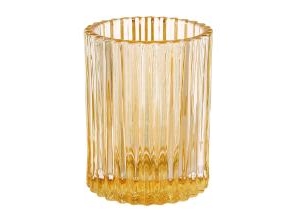 Lysholder Duni Comodo Cremig 7X5,5 Cm Glas,6 Stk/Krt