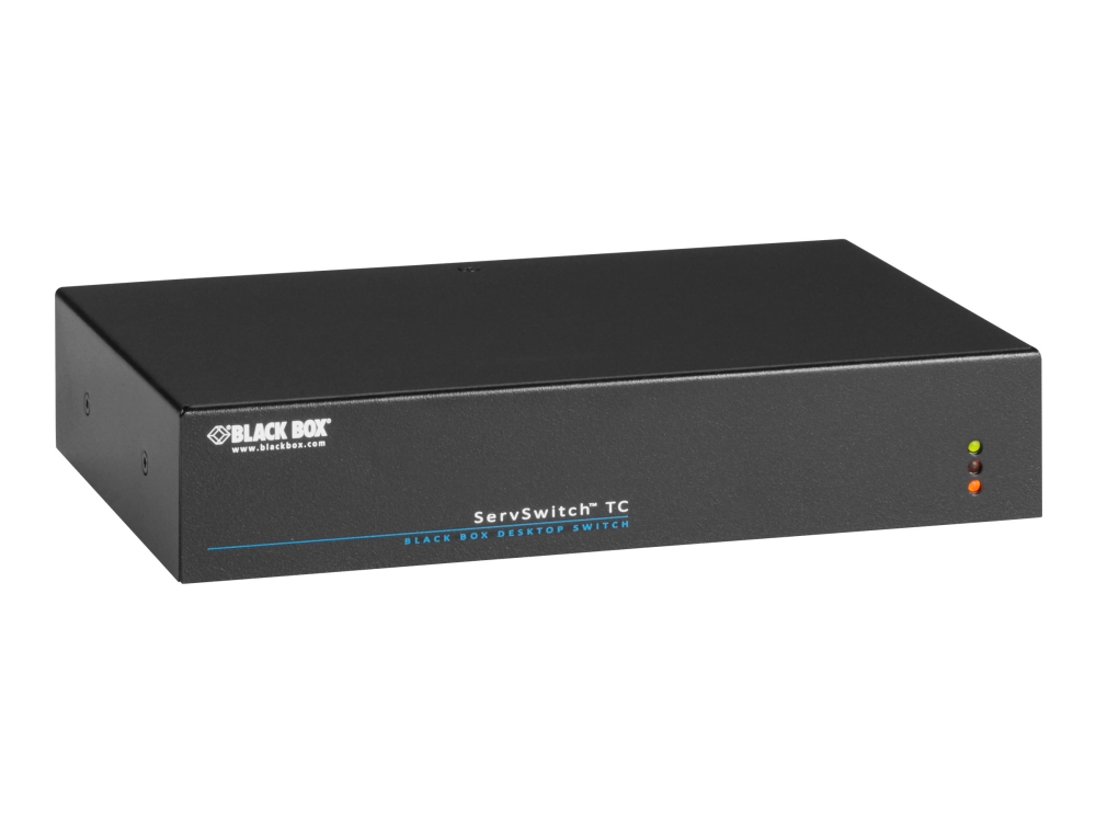Black Box Tc Serie Km Desktop-Switch, 4-Port, (2) Hid - Switch Für Tastatur/Mus - 4 X Usb - Desktop