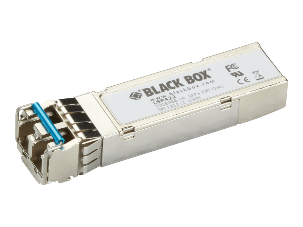 Black Box - Sfp+ Transceiver Modul - 10Gbe - 10Gbase-Sr - Lc Enkelttilstand - Op Til 10 Km - 1310 Nm - Taa-Kompatibel