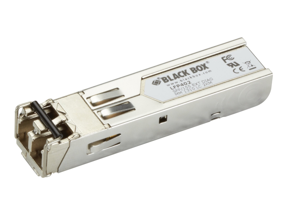 Black Box Lfp402, Faseroptik, 155 Mbit/S, Sfp, Lc, 2000 M, 1310 Nm