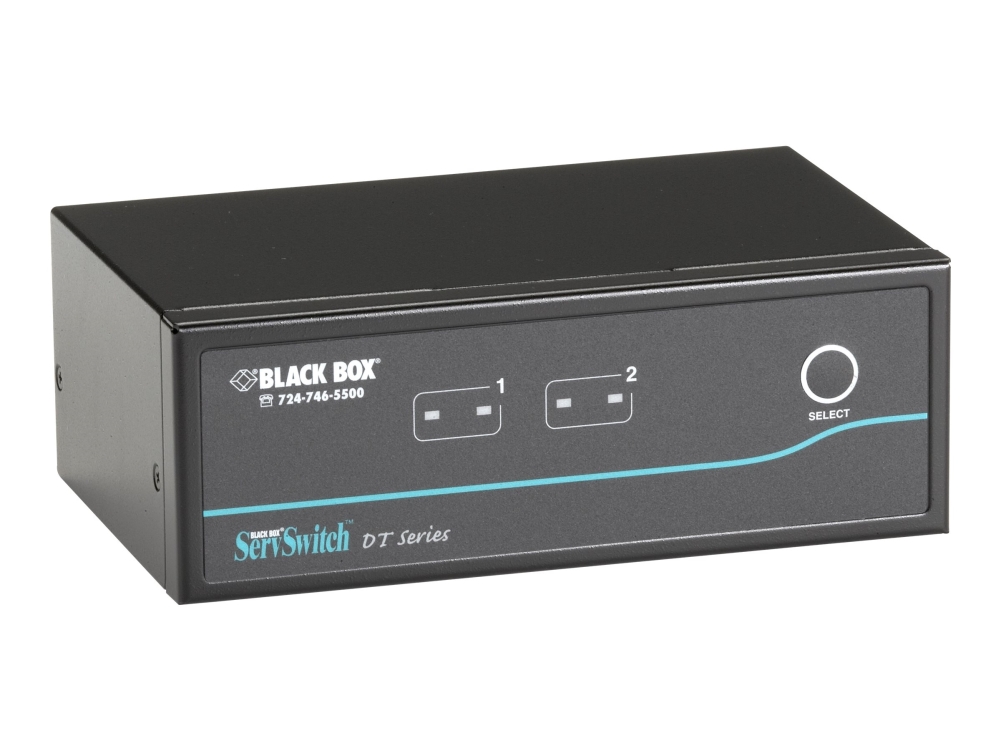 Black Box Servswitch - Kvm Switch - 2 X Kvm Port(S) - Desktop