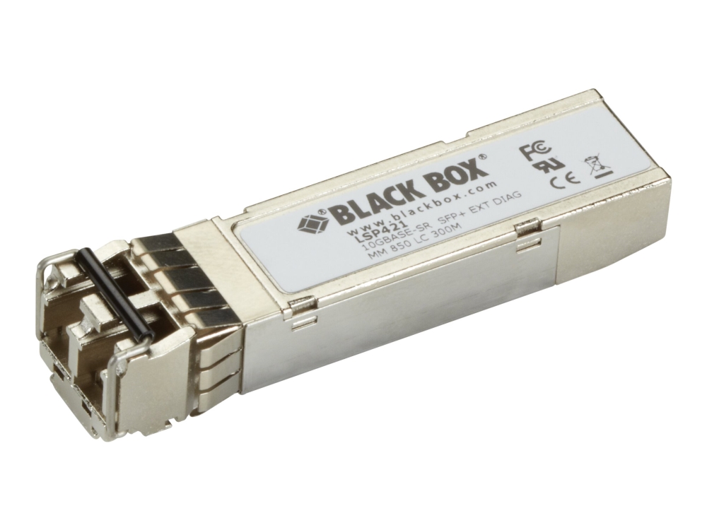 Black Box - Sfp+ Transceiver Modul - 10Gbe - 10Gbase-Sr - Lc Multimodus - Op Til 300 M - 850 Nm - Taa-Kompatibel