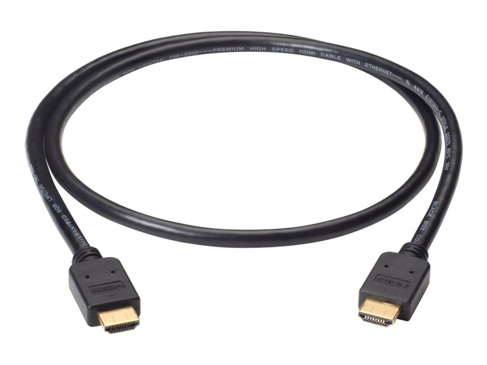 Black Box Premium - Hdmi-Kabel Med Ethernet - Hdmi Han Til Hdmi Han - 1 M