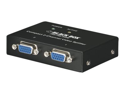 Black Box Compact Vga Video Splitter - Videosplitter - 2 X Vga - Desktop