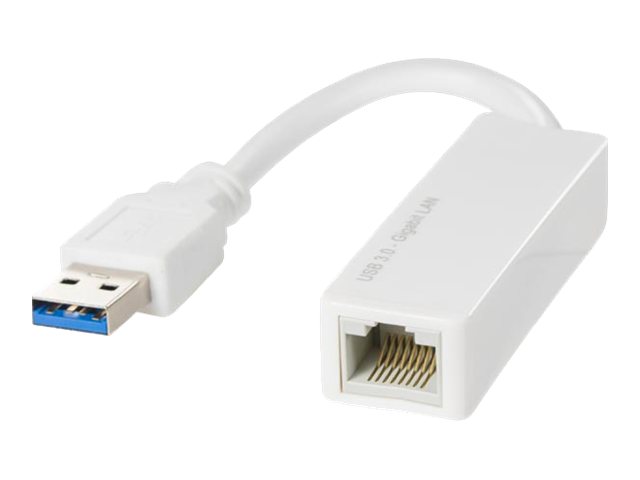 Deltaco Usb3-Giga4, Verkabelt, Usb, Ethernet, Weiß