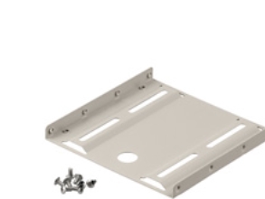 Goobay 93990, Universel, HDD-monteringsbeslag, Sort, 2.5, CE, 100 mm