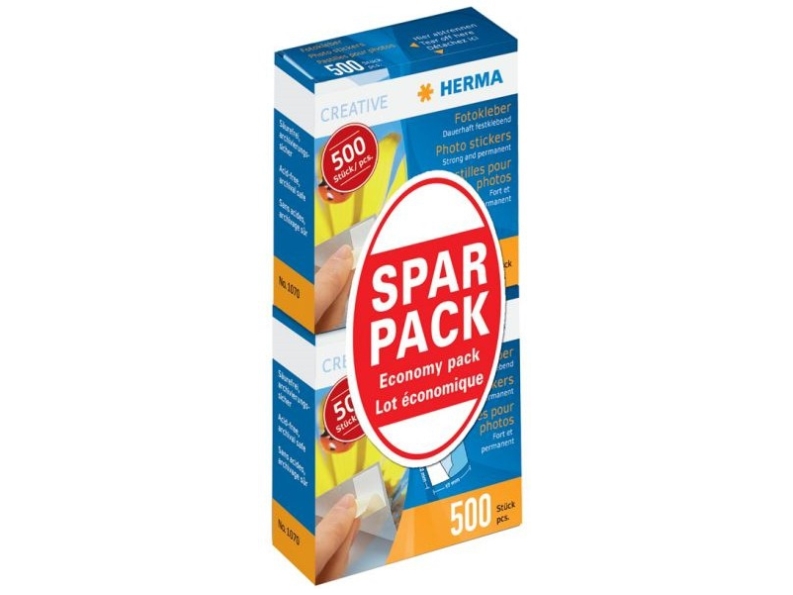 HERMA Photo Stickers Twin Pack 2x500 pcs