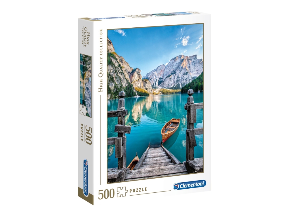 Puslespil Hqc Braies Lake, 500 Brikker