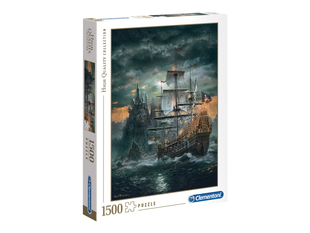 Clementoni High Quality Kollektion - Das Piratenschiff - Puslespil - 1500 Stykker