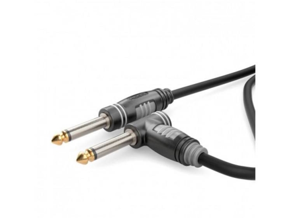 Sommer Cable Hba-6M6a-0600 Jack Audio Tilslutningskabel [1X Jackstik 6.3 Mm (Mono) - 1X Jackstik 6.3 Mm (Mono)] 6.00 M Sort