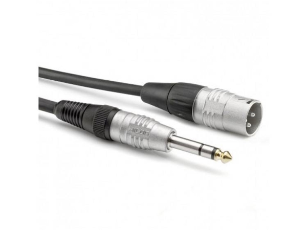 Sommer Cable Hbp-Xm6s-0150 Audio Adapterkabel [1X Xlr-Stik 3-Polet - 1X Jackstik 6.3 Mm (Mono)] 1.50 M Sort
