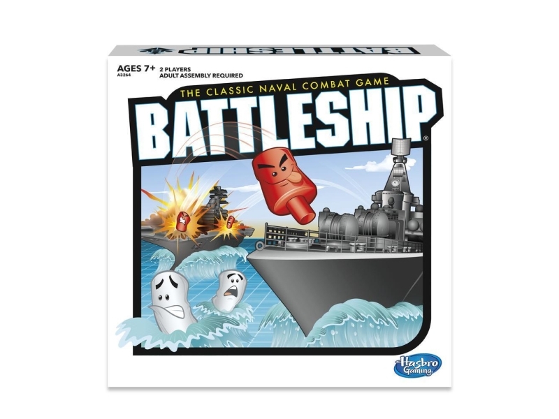 Hasbro Battleship the classic naval combat game, Brætspil, Strategi, 7 År, Rejseudgave, Familiespil