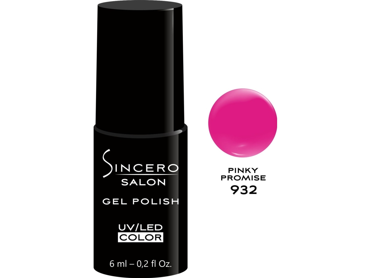 Sincero Salon Lakier Hybrydowy Gel Polish Uv/Led 932 Pinky Promise 6Ml