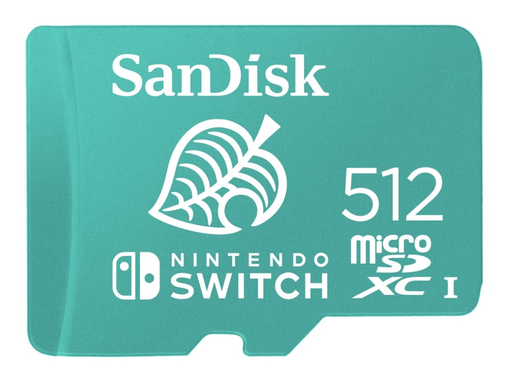 SanDisk Nintendo Switch - Flash-minneskort - 512 GB - UHS-I U3 / Class10 - mikroSDXC UHS-I | Foto och video - Foto- & videotillbehör - Minneskort | GameStuff