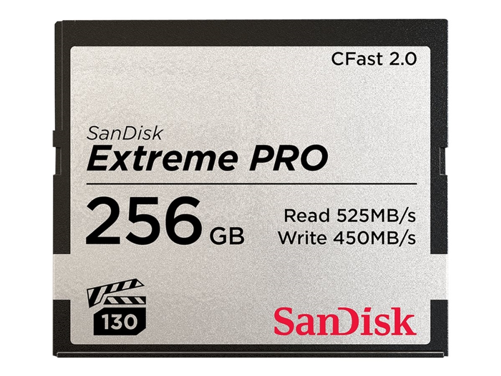 SanDisk Extreme Pro - Flash-minneskort - 256 GB - CFast 2.0 | Tele & GPS - Mobil tillbehör - Minneskort | GameStuff