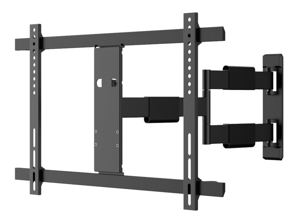 Multibrackets M VESA Flexarm Thin Large - Monteringssæt (vippe artikulerende arm, fuld bevægelses-montering) - Ultra-Slim - for Tv - sort - skærmstørrelse: 37-65 - vægmonterbar