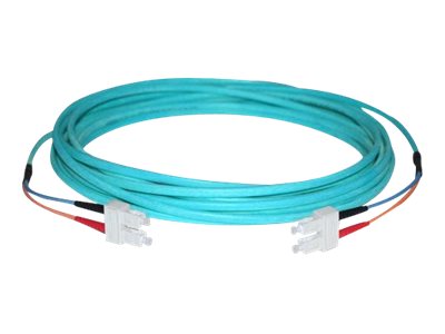 Black Box Ruggedised - Patchkabel - Lc Multimode (Han) Til Lc Multimode (Han) - 1 M. - Fiberoptisk - Duplex - 50 / 125 My - Om3 - Akvamarin