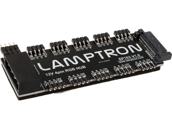 Lamptron Hub 10x RGB för Aura/Fusion/Mystic SP103 (LAMP-SP103) | Datorkomponenter - Datorchassin & Tilbeör - Tillbehör | GameStuff