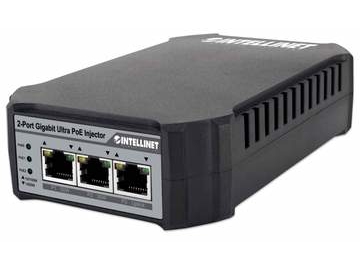 Intellinet 2-Port Outdoor Gigabit Ultra Poe Extender Mit Vandalismusschutz, Zwei 30 W-Ports, Verlängert Poe-Reichweite Um 100 M, 60 W Poe-Strombudget