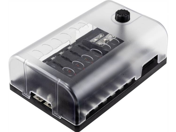 Tru Components Tc-9067928 Kfz-Sicherungshalter Mit Statusanzeige Für Standard-Flachsicherung 30 A 32 V/Dc