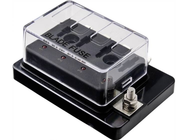 Tru Components Tc-9070396 Kfz-Sicherungshalter Mit Statusanzeige, Passend Für Standard-Flachsicherung 30 A 32 V/Dc (1 Stk)