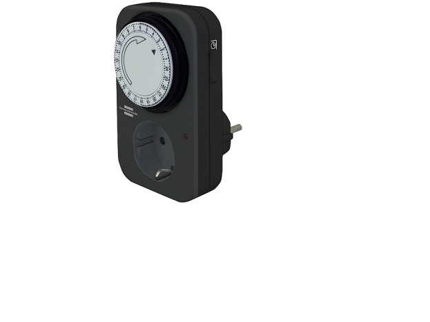 Brennenstuhl timer til jordede stik, 24h indstilling, børnesikret, 23