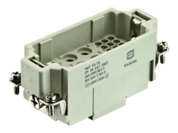 Industrie-Steckverbindung Amphenol C146 09380423001 Harting Inhalt: 1 Stk Pin-Einsatz