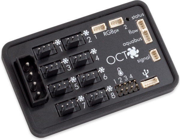 Aqua Computer 53286, Sort, Ventilator Controller, 76 Mm, 48 Mm, 17 Mm