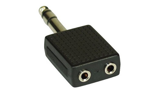 Inline 99304, 3.5Mm Jack Female, 2X3.5Mm, Sort