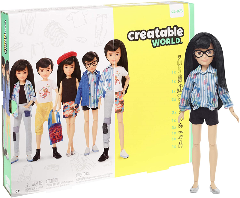Creatable World Deluxe Braunes Haar