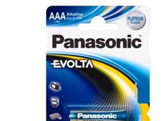 Panasonic Evolta AAA, Single-use battery, Alkalisk, 1,5 V, 2 styck, Blå, AAA | EL Artiklar - Batteri - AAA-batterier | GameStuff