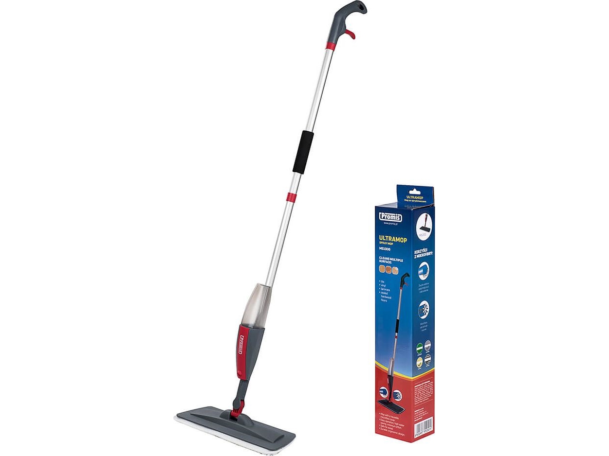 PROMIS Spraymoppe, grå-rød