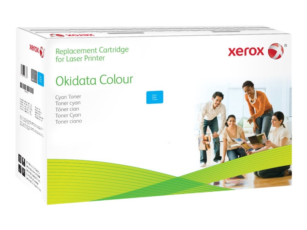 Xerox Tonerpatrone Cyan. Entspricht Oki 43872307. Mit Oki Oki C5650, Oki C5750 Kompatibel, 2000 Seiten, 2000 Seiten, Cyan, 1 Stück(E)