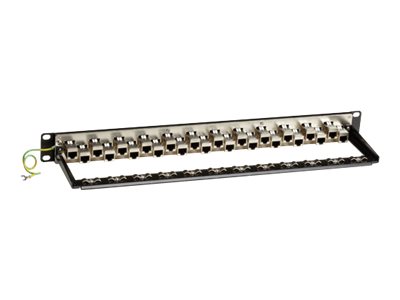 Black Box CAT6a - Patch-panel - CAT 6a - 1U - 19 - 24 porte - TAA-kompatibel
