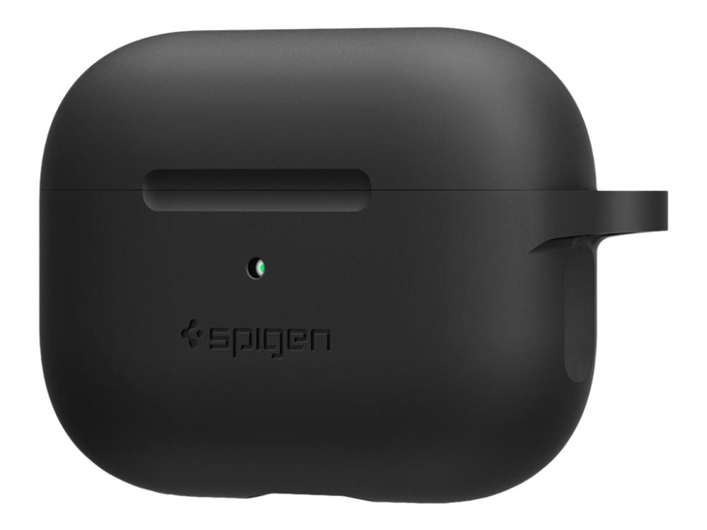 Spigen Silicone Fit - Taske Til Øretelefoner - Silicone - Sort - For Apple Airpods Pro