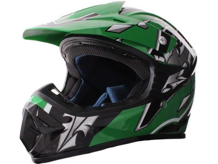 Børne Crosser Hjelm GreenPower str. M | Utomhusleksaker - Gå / Löpande fordon - Hjälmar | GameStuff