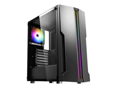 Xilence Performance C Xilent Blade X512.Rgb, Midi Tower, Pc, Schwarz, Atx, Micro Atx, Mini-Itx, Abs Synthetik, Sgcc, Gehärtetes Glas, 16,5 Cm
