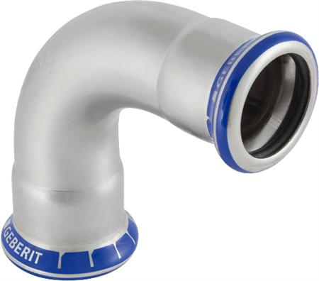 Geberit Bogen 90 Grad Edelstahl 108 Mm Muffe / Muffe Mapress