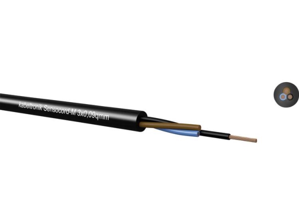 Sensocord -M 8X0,09Qmm, Miniature-Sensor Cable 246800909 Kabeltronik