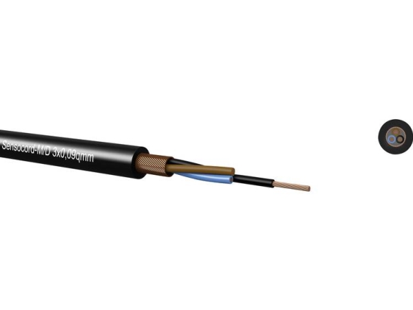 Sensocord -M/D 8X0,09Qmm, Miniature-Sensor Cable, Shielded 248800909 Kabeltronik