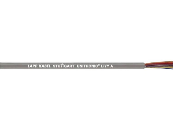 Lappkabel 0022412, Liyyul/Csadin Control Data Cable, 12 X0.14 Mm², Dark Grey Sheath