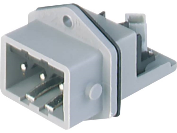 Hirschmann 932 145-106-1 Strømstik Stasei Stik, Indbygning Lodret Samlet Poltal: 3 + Pe 16 A Grå 1 Stk
