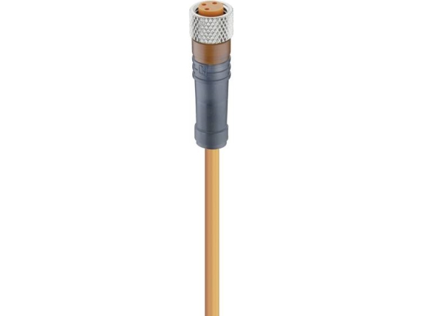 Lumberg Automation 11295-1 Sensor-, Aktorstecker, M8 Anschluss, Gerade 5,00 M Polzahl (Rj): 3 1 St