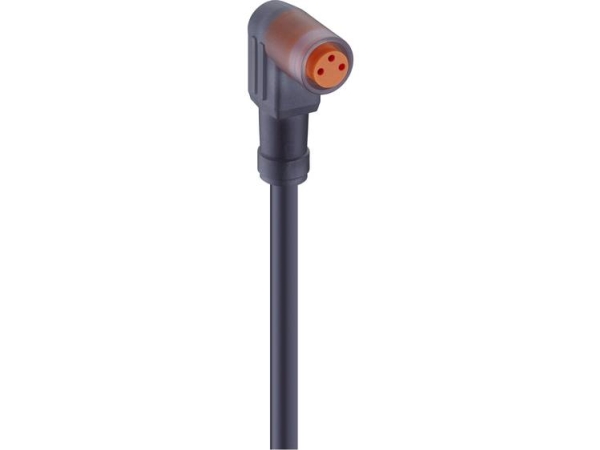 Lumberg Automation 11306-1 Sensor-, Aktorstecker, M8 Anschluss, Gewinkelt 2,00 M Polzahl (Rj): 3 1 St