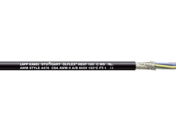 Lapp Ölflex Heat 180 C Ms Hochtemperaturkabel 4 G 1 Mm² Schwarz 46710-100 100 M