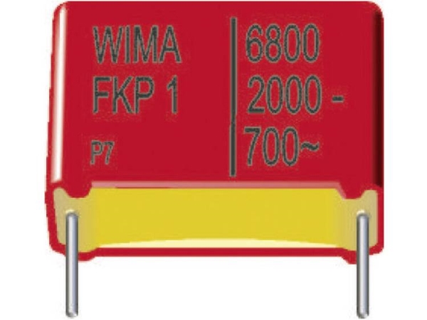 Wima Fkp1u026807f00kssd Folienkondensator 0.068 Μf 2000 V/Dc 10% 37.5 Mm