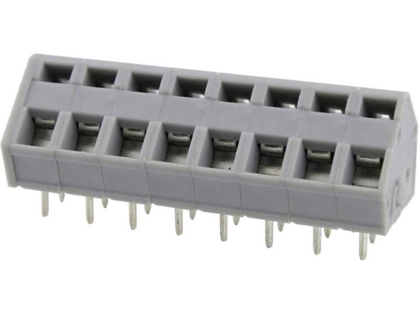 Degson Dg245-5.0-12P-11-00Ah Fjederkraftsklemmeblok 3.31 Mm² Poltal 12 Grå 1 Stk