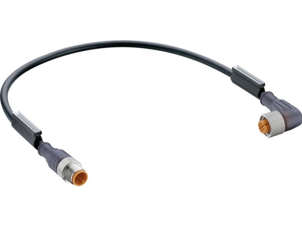 Belden 34615-1 Sensor-, Aktorstecker, M12 Stecker, Gerade, Anschluss, Gewinkelt 1,50 M Polzahl (Rj): 5 1 St
