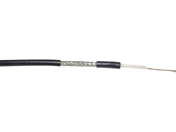 Voka Kabelwerk 304660-87-100 Koaxialkabel Außendurchmesser: 2,67 Mm Rg174 A/U 50 Ω Schwarz 100 M